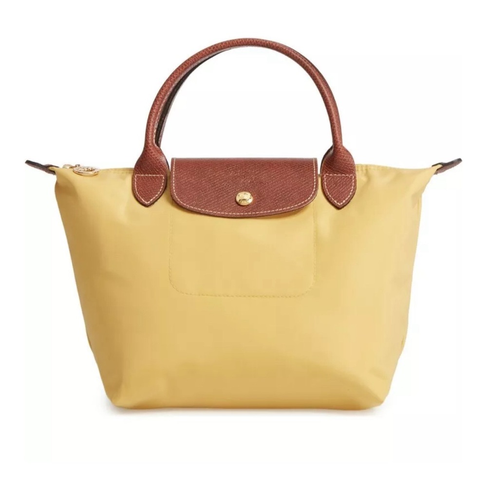 Longchamp Le Pliage Type S Handheld Tote Curry Yellow